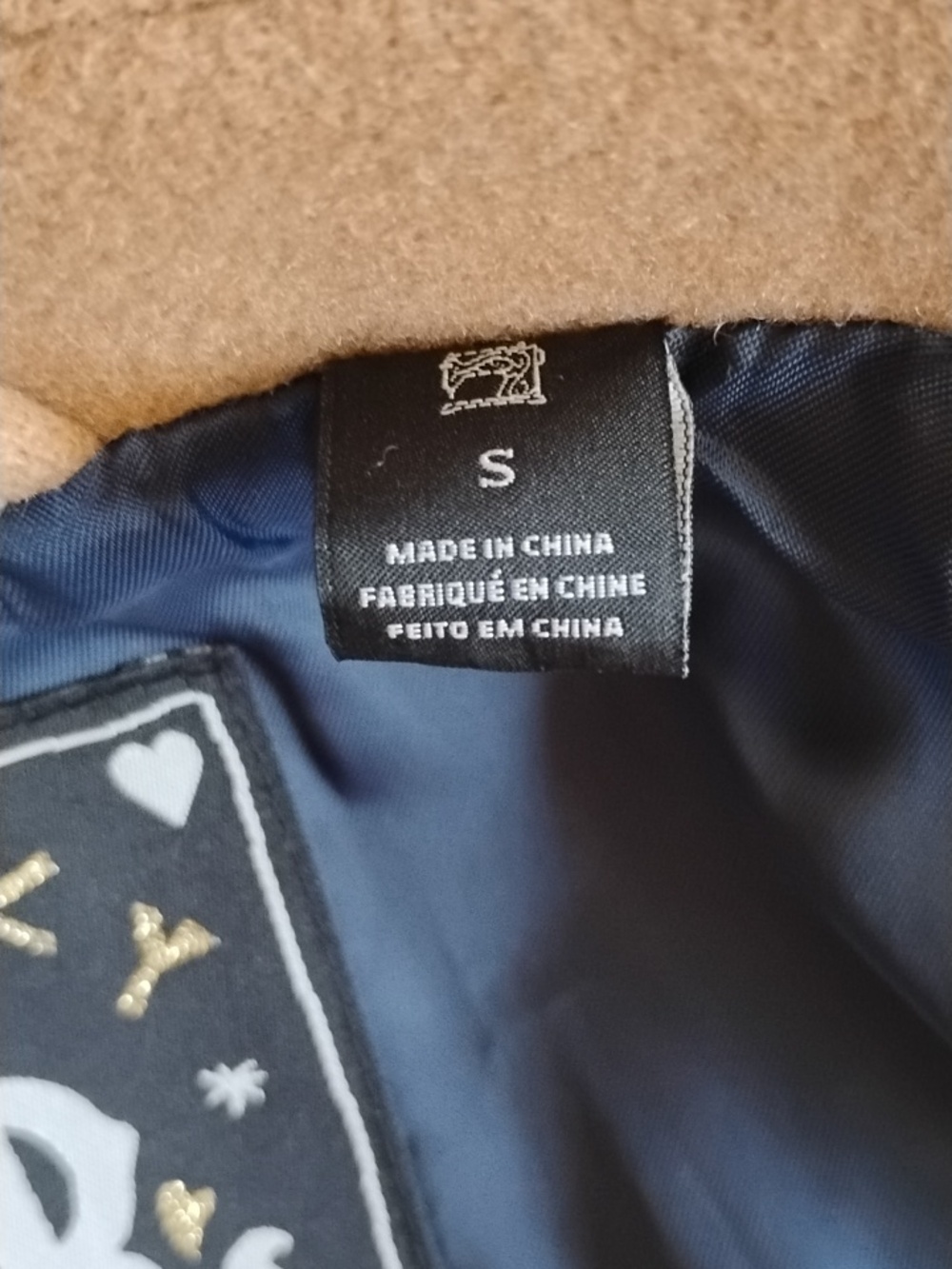 NWOT Scotch & Soda Wool Blend Moto Bomber Jacket S Camel Leather Trim - Picture 4 of 12